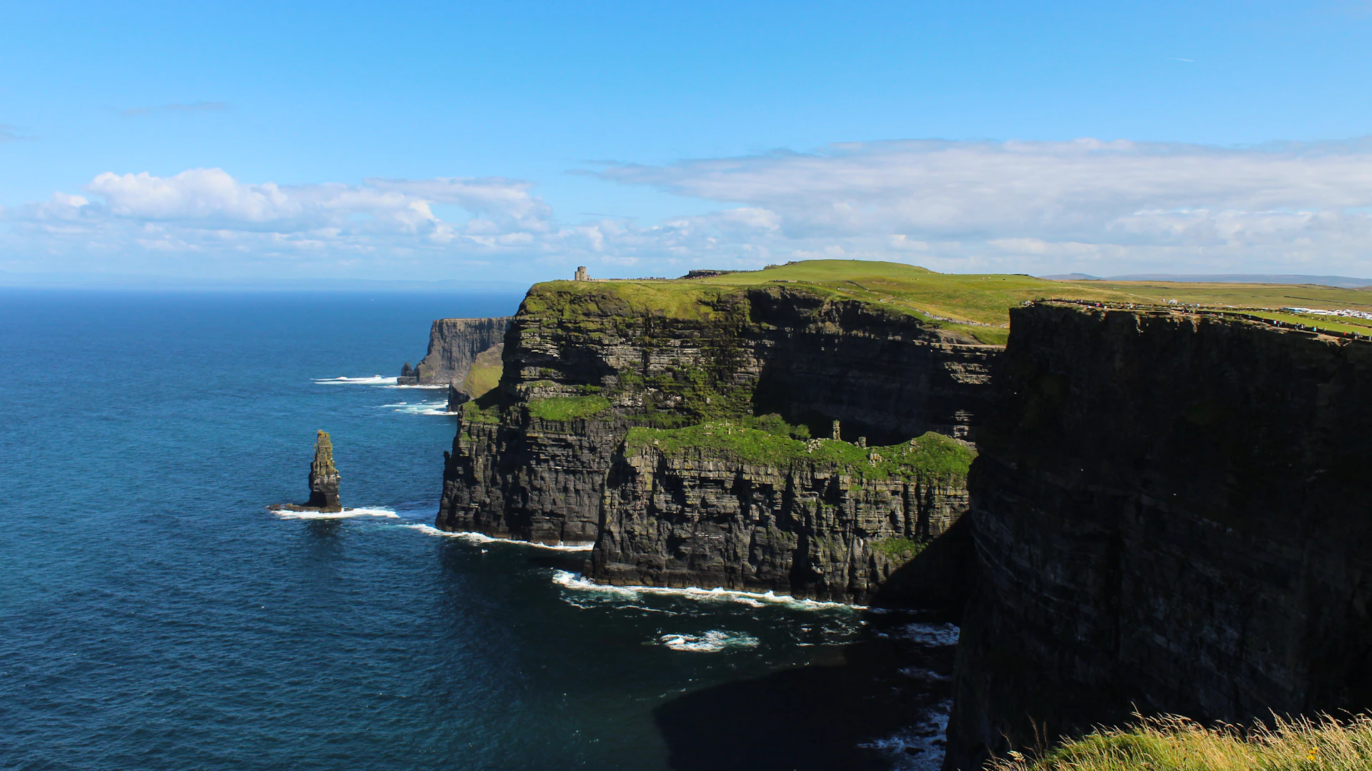 Paysage verdoyant d'Irlande
